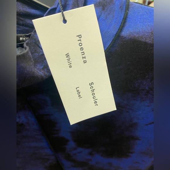 PROENZA SCHOULER
WHITE LABEL
Marble Jersey Turtleneck Dress in
Ultramarine/Black - Picture 6 of 13